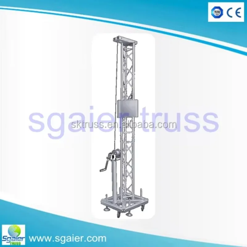 Imagen 5: Torre de aluminio para elevación de altavoces, truss de audio para sistemas line array