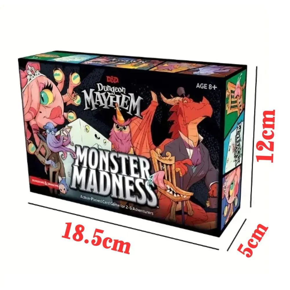 Baldur's Gate Dungeon Mayhem Board games Monster Madness Card English version Children's Toy Gift