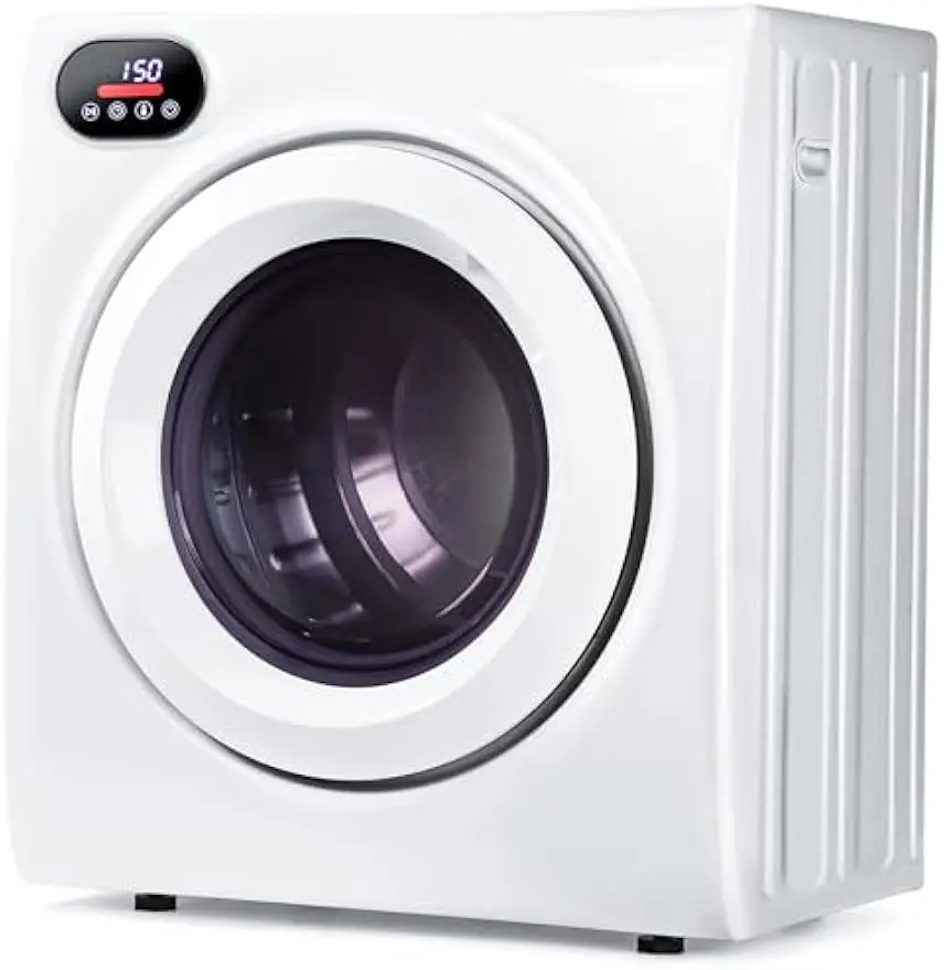 

Portable Dryer with Exhaust Hose, 4 Functions, Dries 9 lbs Clothes, 1400W Mini for Apartments RVs Gym