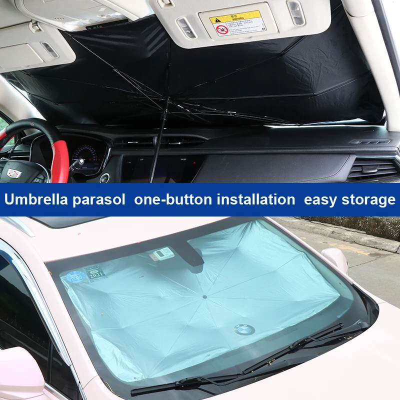 Car Sunshade Umbrella Car Front Window Sunshade Cover For Changan CS35 Plus CS55 PLUS CS75 PLUS Eado UNI-T X5 X7 EV 2019-2023