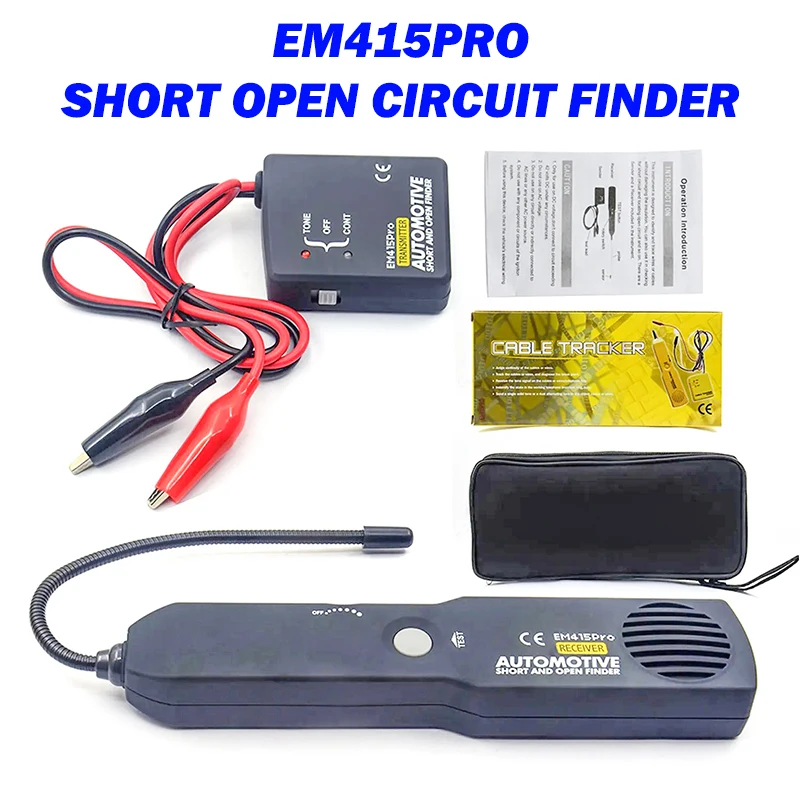 

6-42V EM415PRO Automotive Short Cable Tracker & Open Wire Finder Universal EM415 PRO Find Car Short Circuit Wire Diagnostic Line