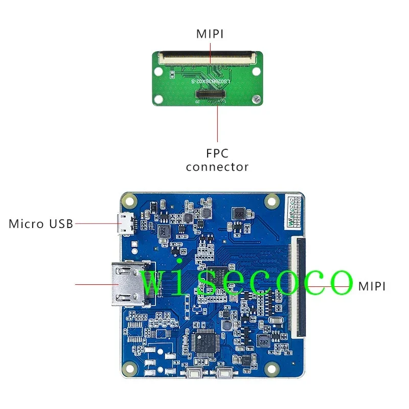 Imagem -06 - Polegada 2k Ips Tela Lcd 2880*1440 Painel Quadrado Ls029b3sx02 Placa de Controle Interface Mipi vr ar mr Hmd 1440*1440 2.9