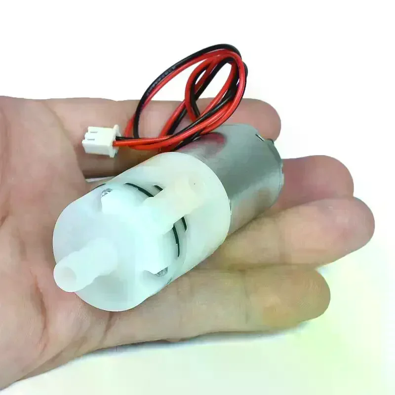 Large Flow Mini 370 Motor Water Pump DC 12V-24V 5W Micro 27mm Diaphragm Self-priming Suction Water Pump DIY Aquarium Dispenser