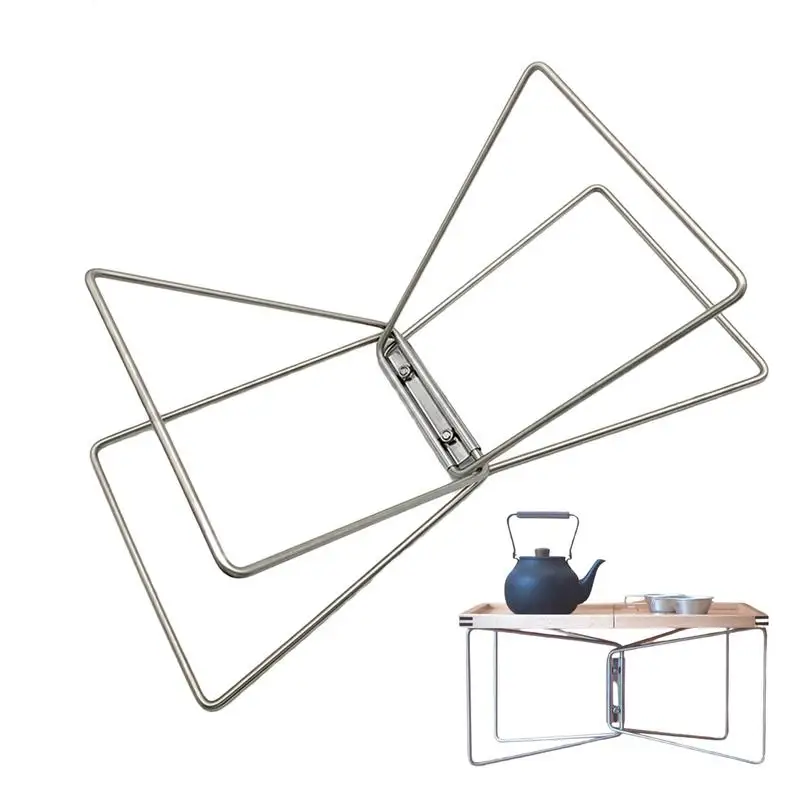 

Foldable Cooler Stand Frame Camping Outdoor Rack For Cooler Portable Fridge Ice Box Holder Load Bearing Refrigerator Ice Bucket