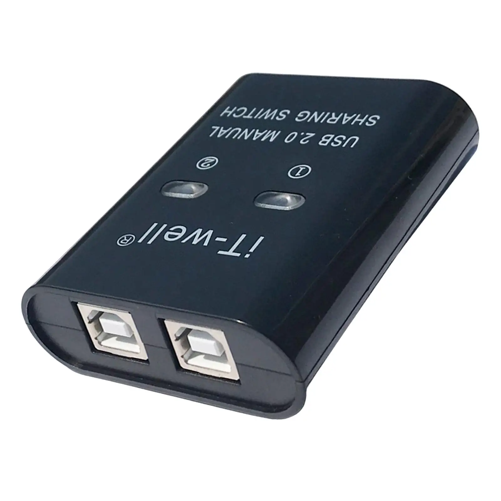 Dual Computer USB Hub Manual Printing Sharing Switch Multi Port Splitter for Home Office Equipment