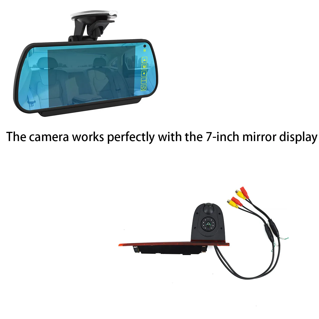 

Dual lens brake light reverse camera,available for Ford Transit Custom(2012-2015) with monitor optional