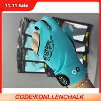 Guantes PREDATOR profesionales para tacos de billar, manoplas antideslizantes de tres dedos, accesorio cómodo para zurdos