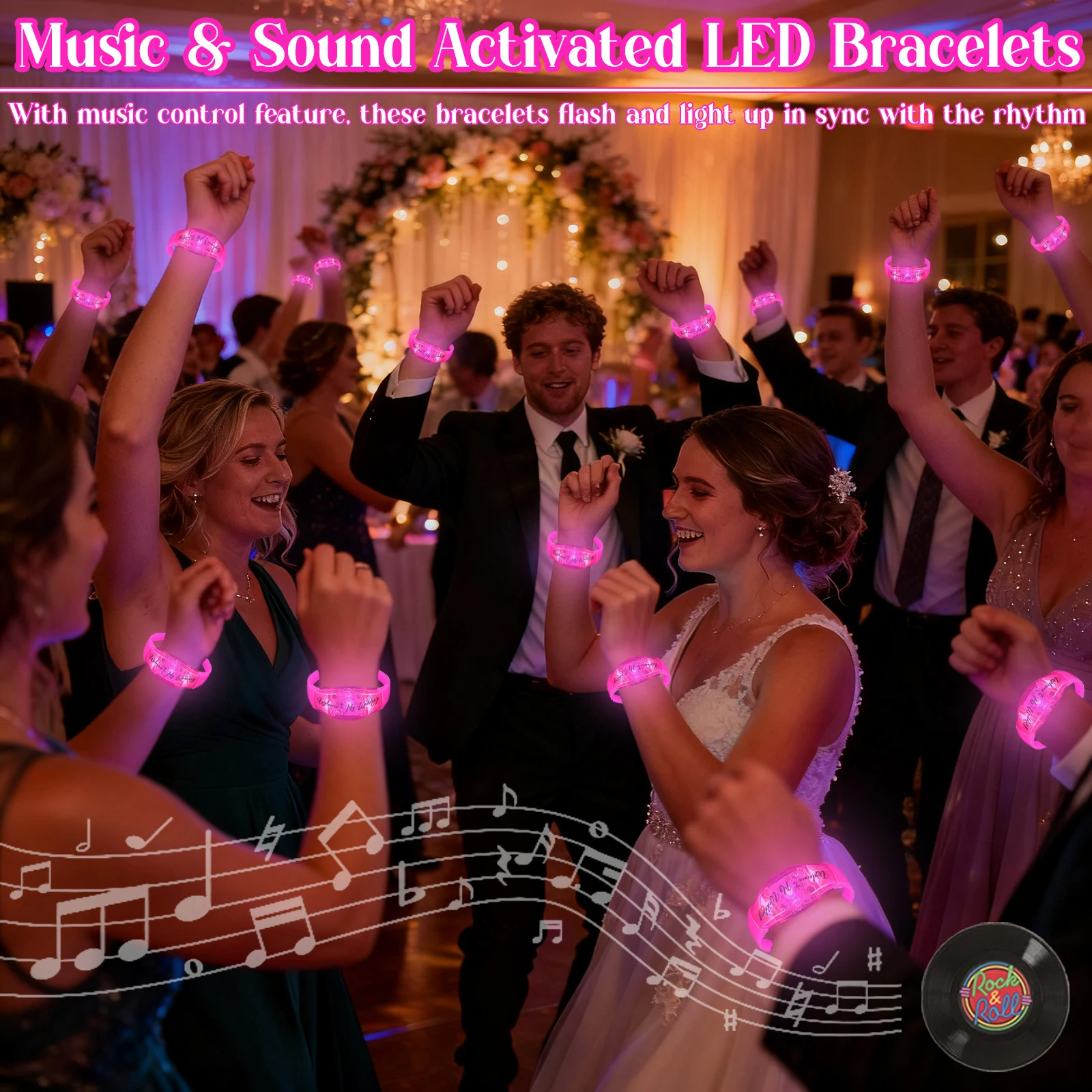 20-200 pezzi Braccialetti LED  - Audio Music Light recensione e prezzo
