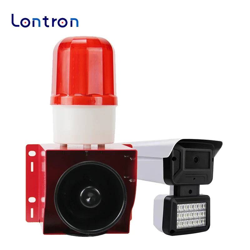 10-50M Induction Sound and Light Alarm Speaker Camera Image Sensor for Chicken House and Livestock Farm to Prevent Theft