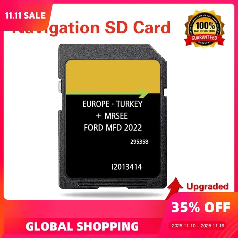 

Map Update Sat Nav for Ford Kuga 2012 2015 Software Version MFD 2022 for Ford Europe SD Card