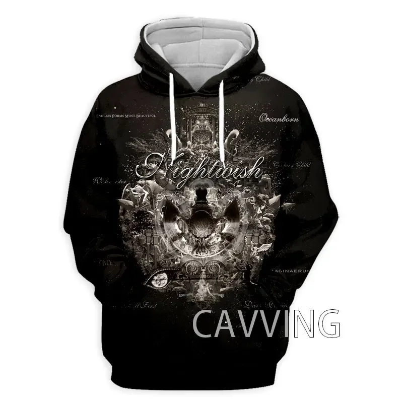 Trendy New Style NIGHTWISH  Band  3D Printed Fashion Hoodies Sweatshirts Harajuku Hoodie Sweatshirts Tops Clothing for Women/men