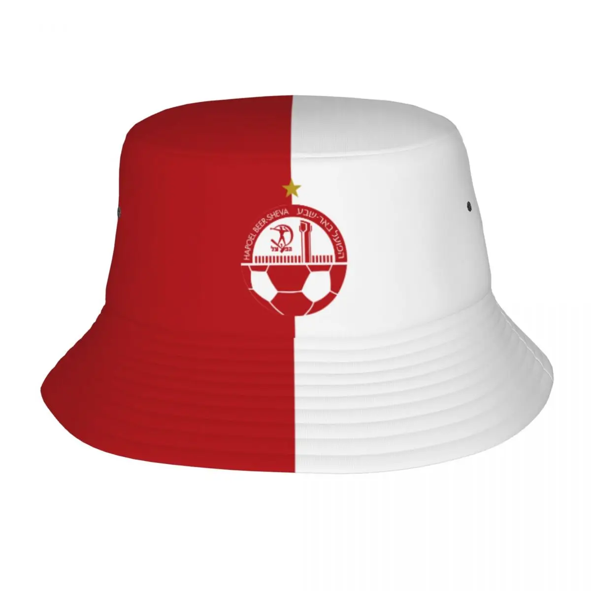 

Hapoel Beer Sheva Fishermans Cap Outdoor Bucket Hats Fishing Hat Foldable Hip Hop Beach Sun Hats for Women Men