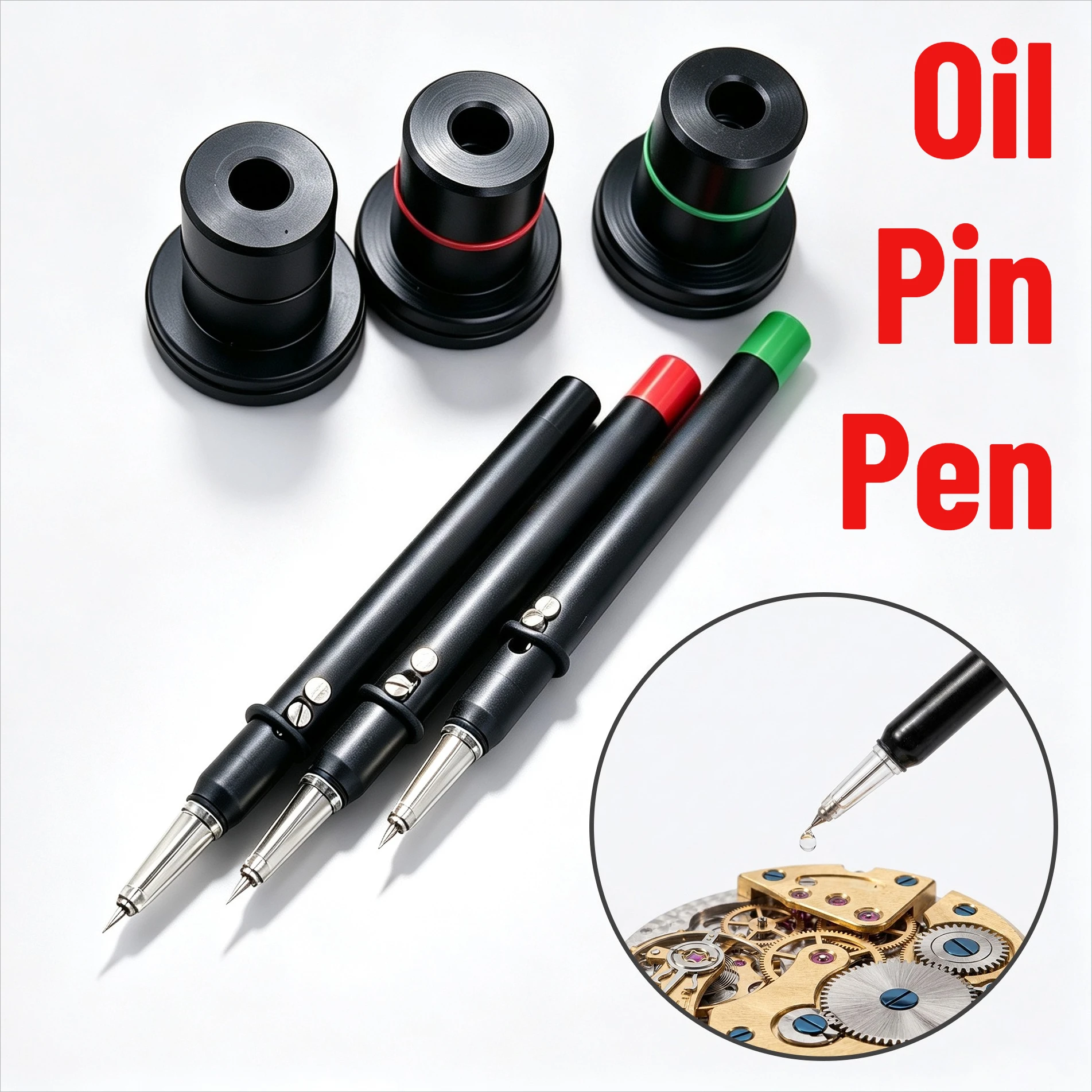 Professional Oil Pin Pen Alloy Wristwatch Watch Repair Tool Automatic Watch Lubricant Oiler for Watchmaker Repairing Accessory