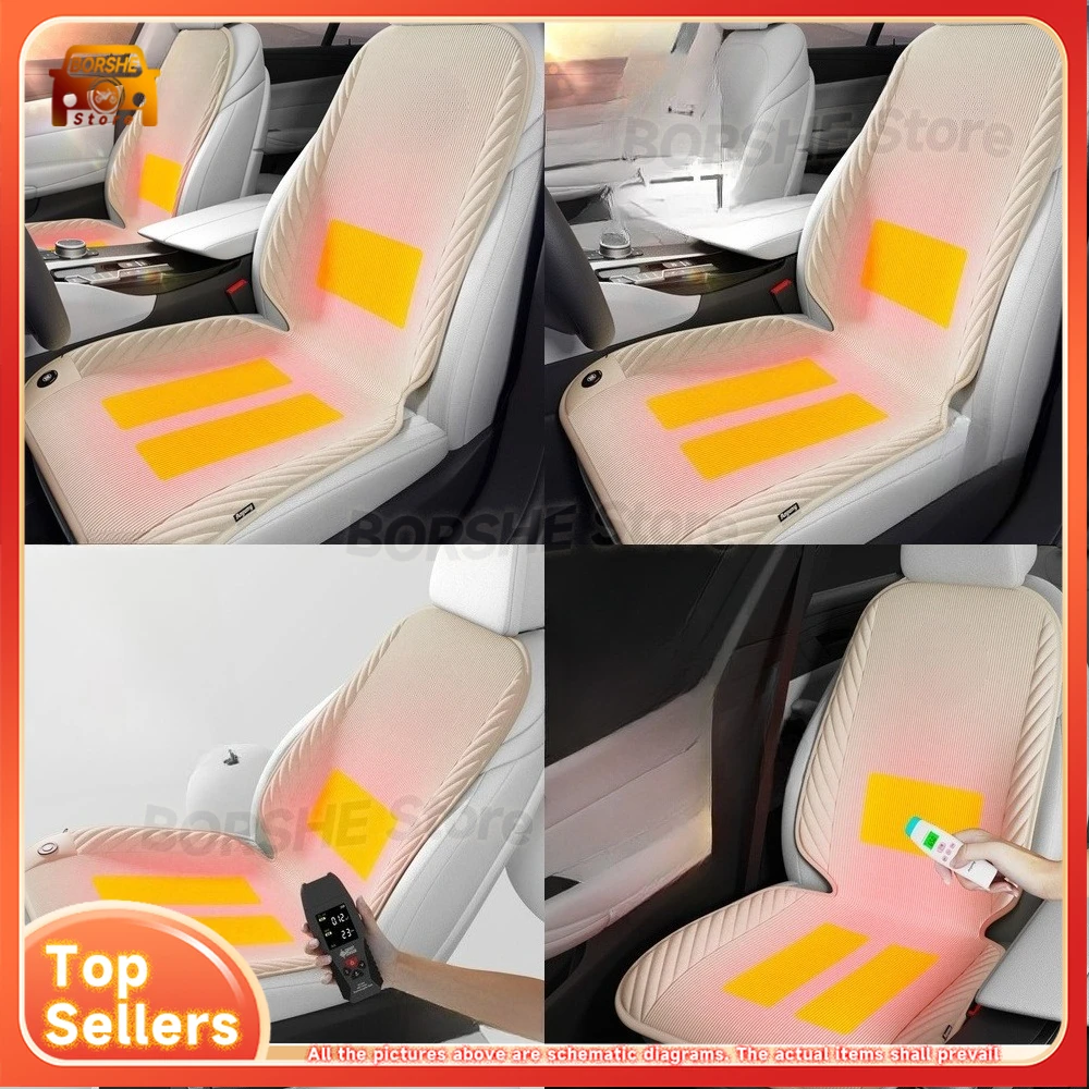 

Universal Seat CoversWinter Cushion Heated Plush Universal Car Seat Cover Electric Heating Pad Thickened Vehicle