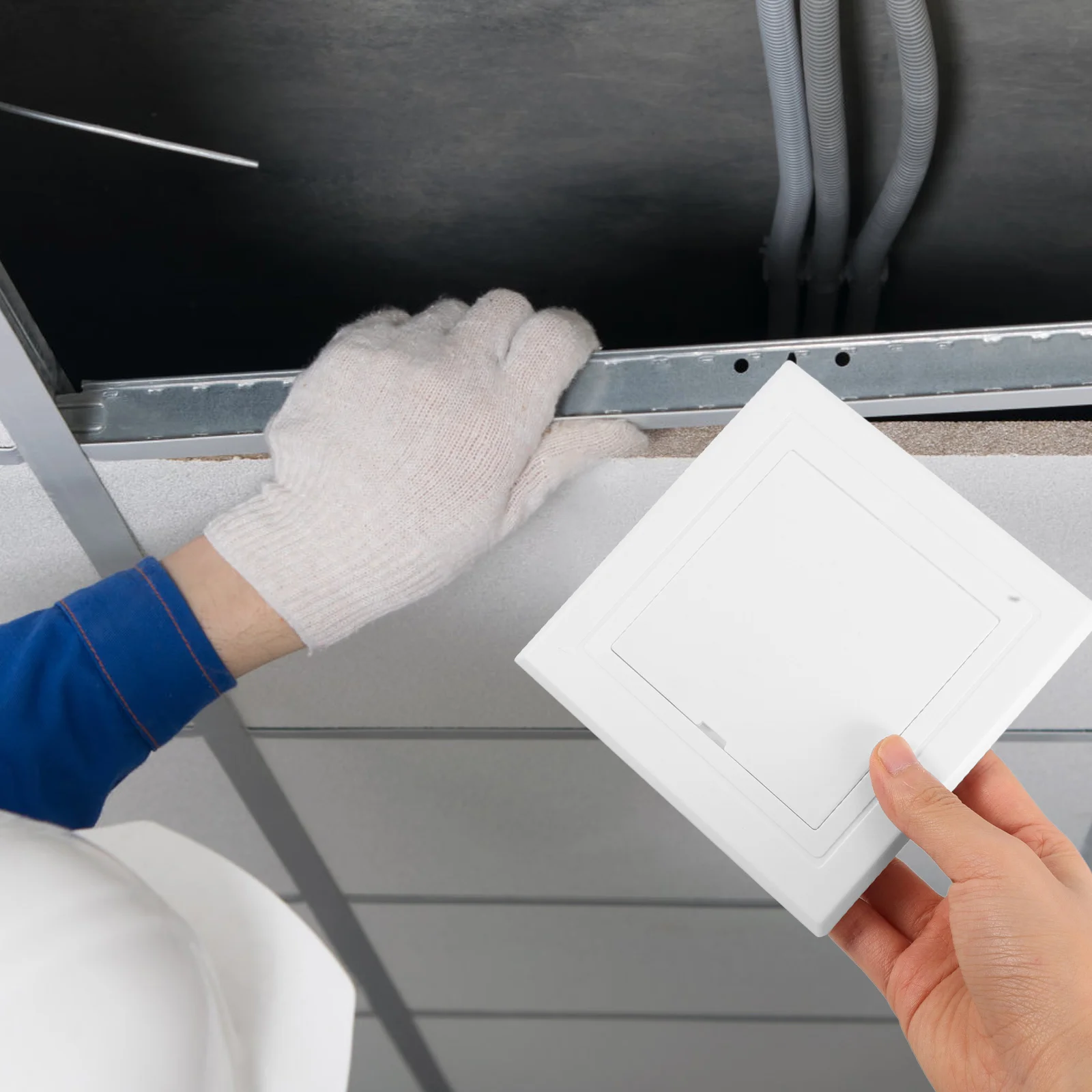 Ceiling Maintenance Access Drywall Cover Pannel Door Attic White Electrical Panel