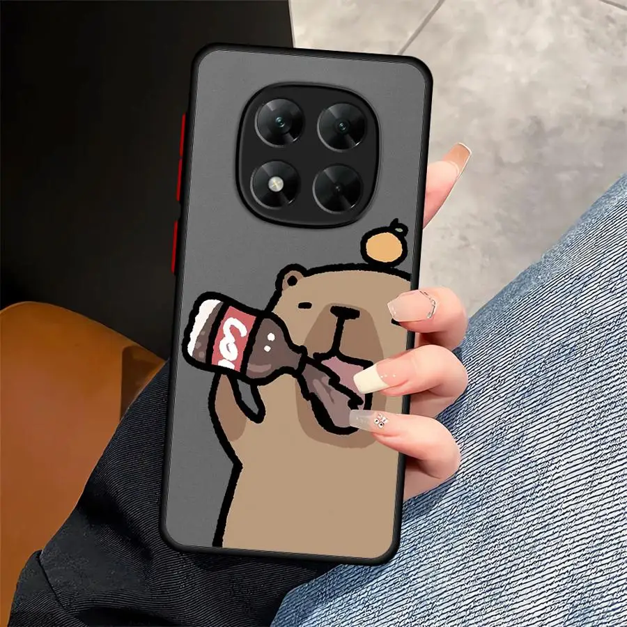 حافظة كابيبارا المضحكة لهاتف Xiaomi Redmi A1 A2 A5 10 K40 Pro 9 غطاء ناعم