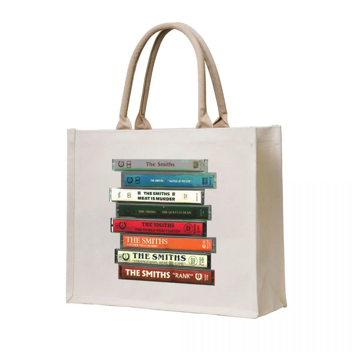 The Smiths Cassettes Tote Bag tote bags aesthetic Women's handbag Eco bag shopper bags for women