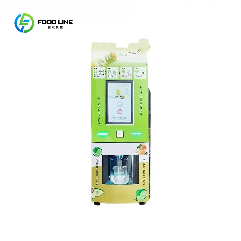 Customized 24 Hours Self Service Smart Desktop Fresh Fruit Smoothie Vending Machine