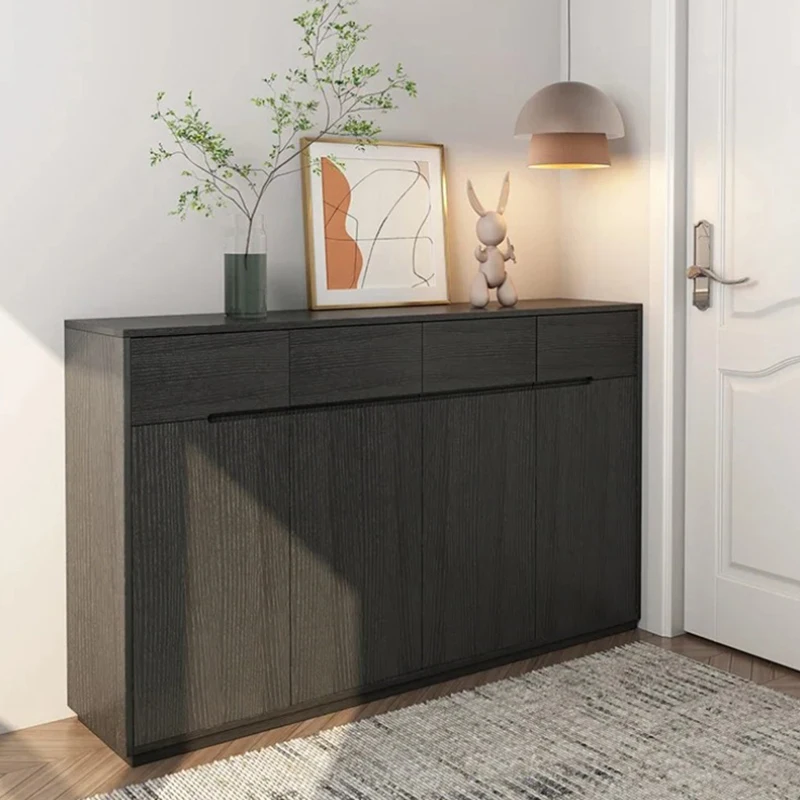 خزائن الأحذية الداخلية الاسكندنافية رف تخزين عمودي منظم خشبي خزائن الأحذية كبيرة الحجم أثاث منزلي حديث من Gabinete #4