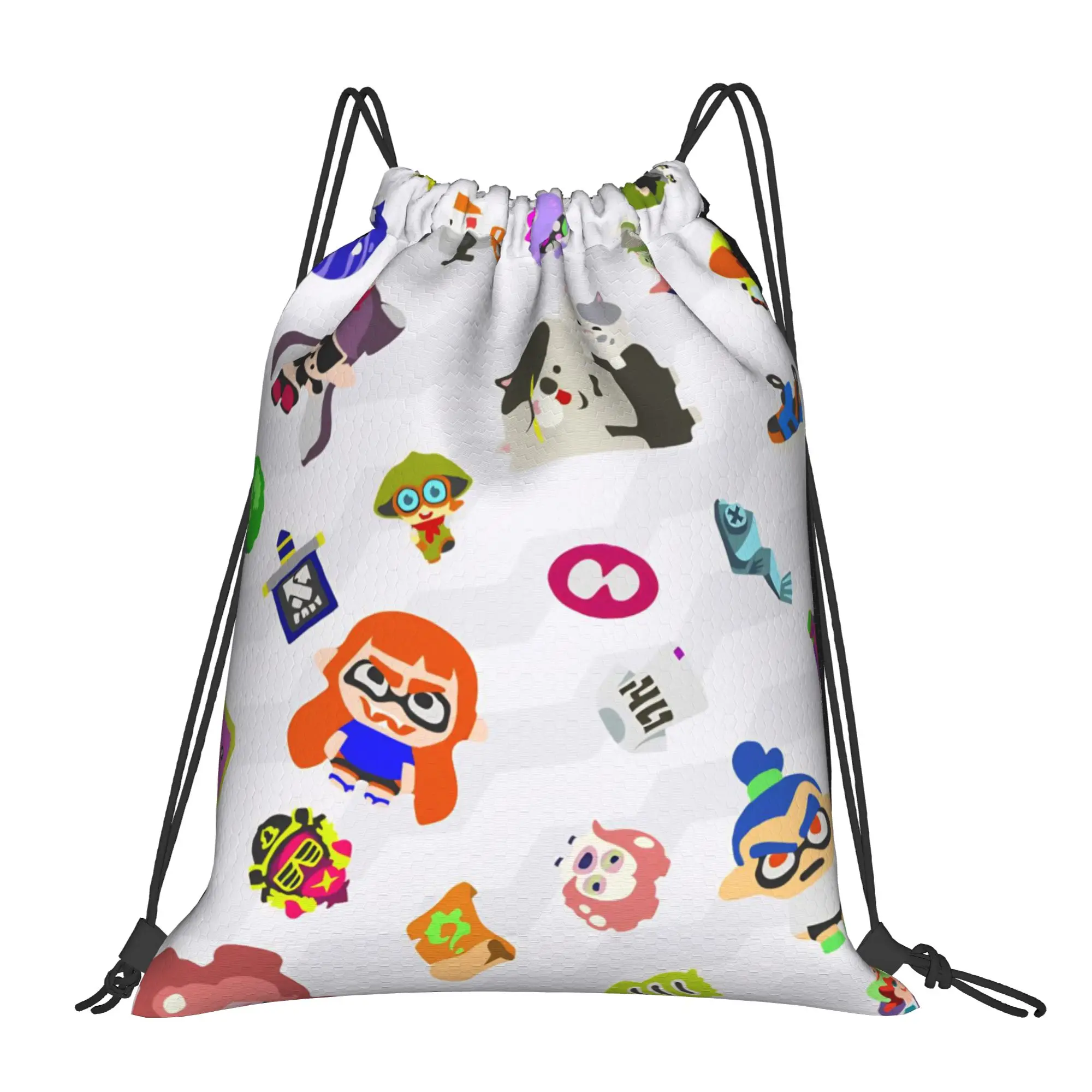 

Спортивная сумка-мешок Game Cool S-Splatoon на шнурке, водонепроницаемая, для велоспорта