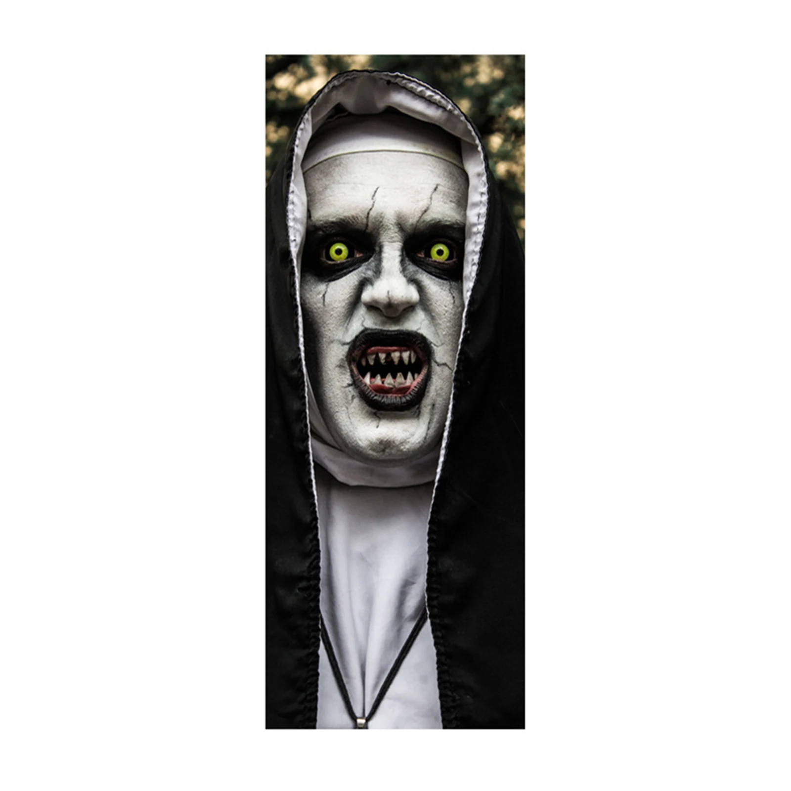 Halloween Horror Door Stickers 3D Vampires Tooth Art Wall Sticker Scary Halloween Party Props Home Decor