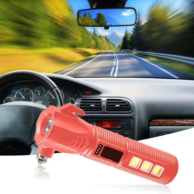 

Multipurpose Car Safety Hammer Multi-use Window Breaker Seat Belt Cutter Car Window Glass Hammer Breaker For Self Rescue