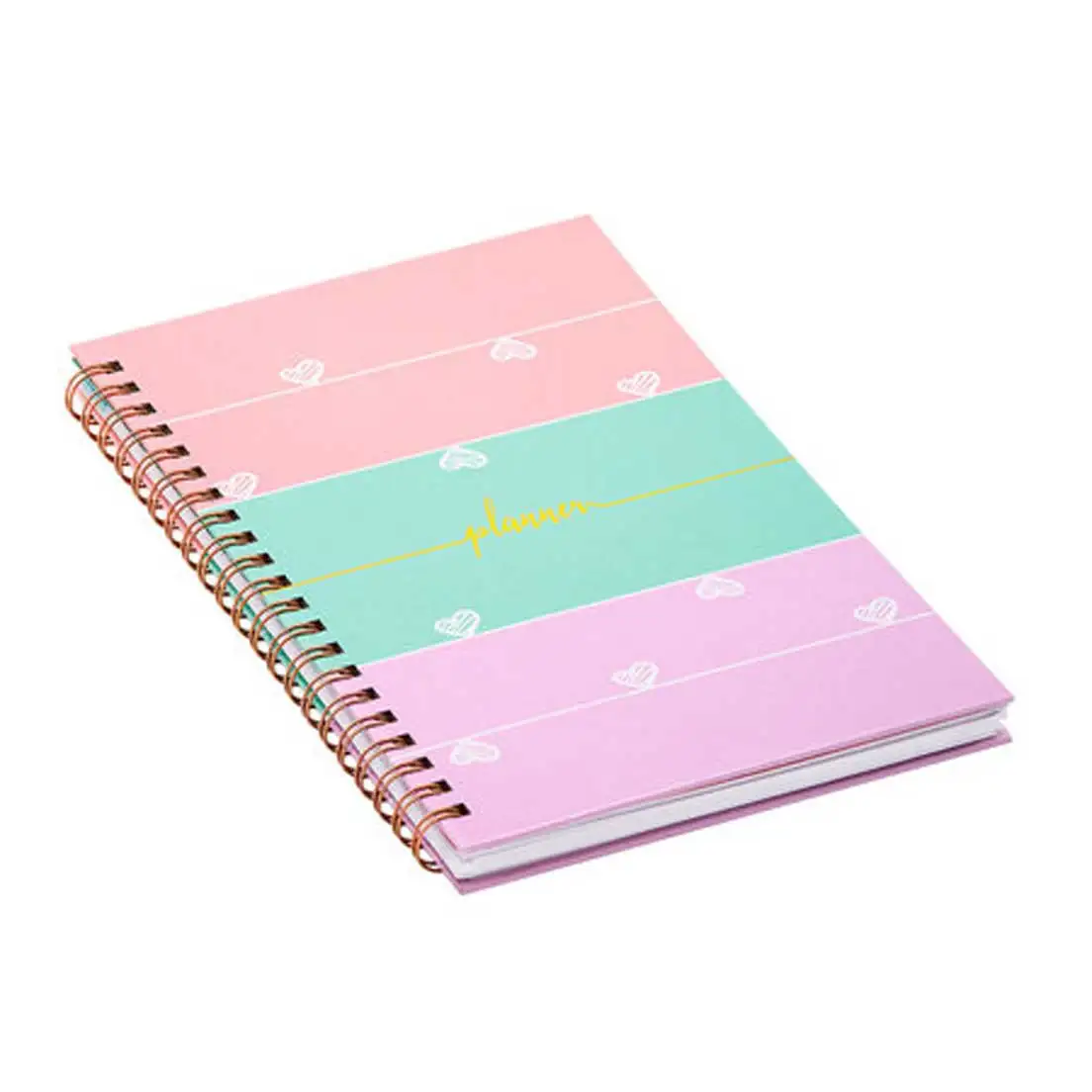 Permanent Agenda Planner 13X18 cm Pastel BRW Hardcover