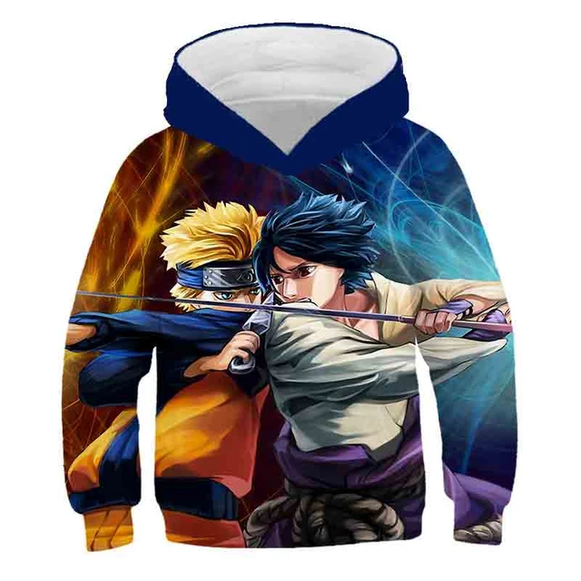 100 Cotton Kids Naruto Hoodies Children Tops Clothes Baby Boys Girls Long Sleeve Sweatshirt 4 5 6 7 8 14 Years Child Clothing AliExpress
