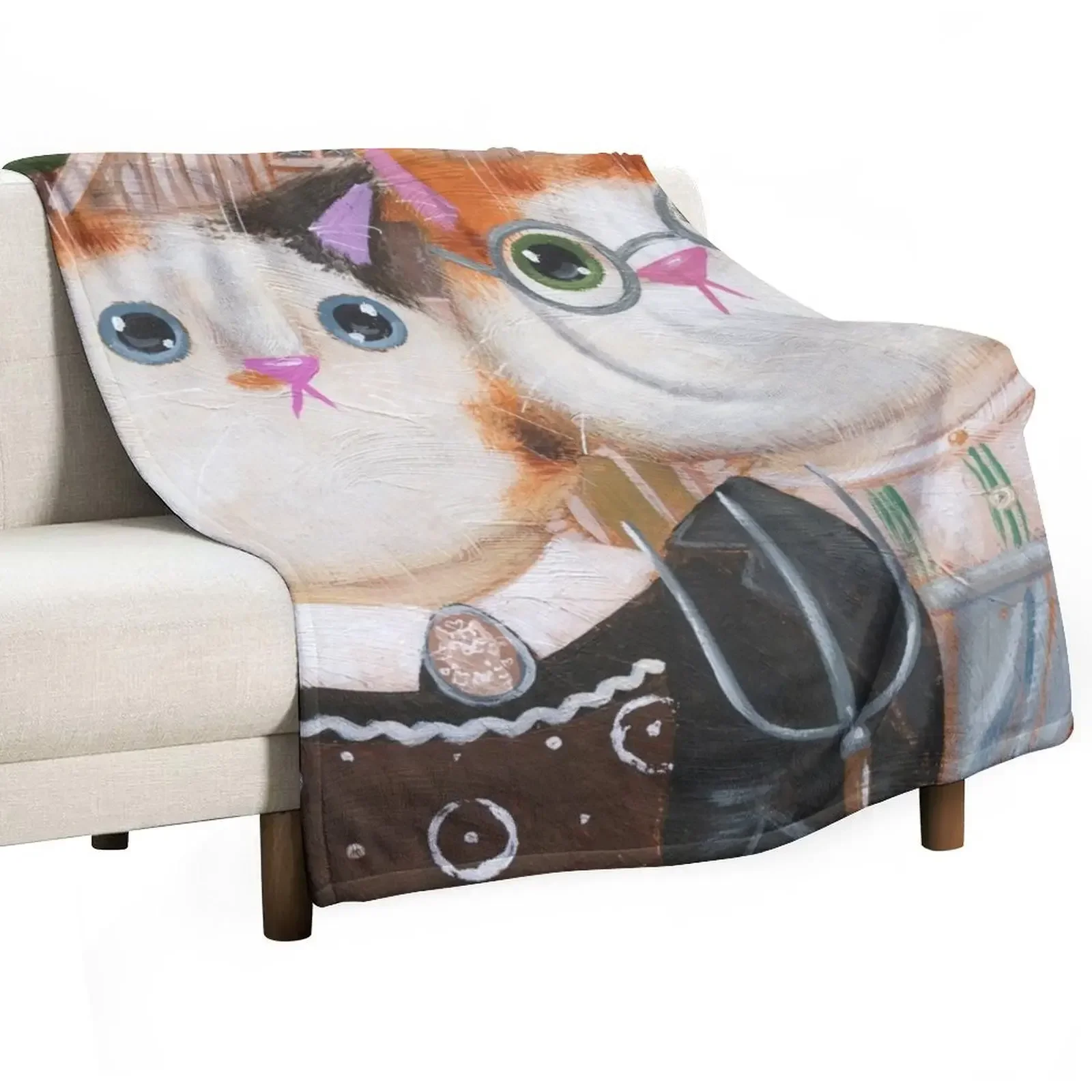 Ameowican Gothic 3 Throw Blanket Hairy Sleeping Bag Soft Plaid bed plaid Multi-Purpose cosplay anime Blankets