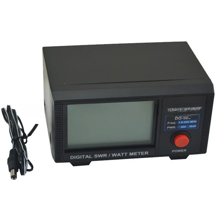 Backlit Digital VsWR Power Meter DG-503 for Antenna Coax Check 1W Min 200W 1.6-60 125-525 MHz 2PCS view 6