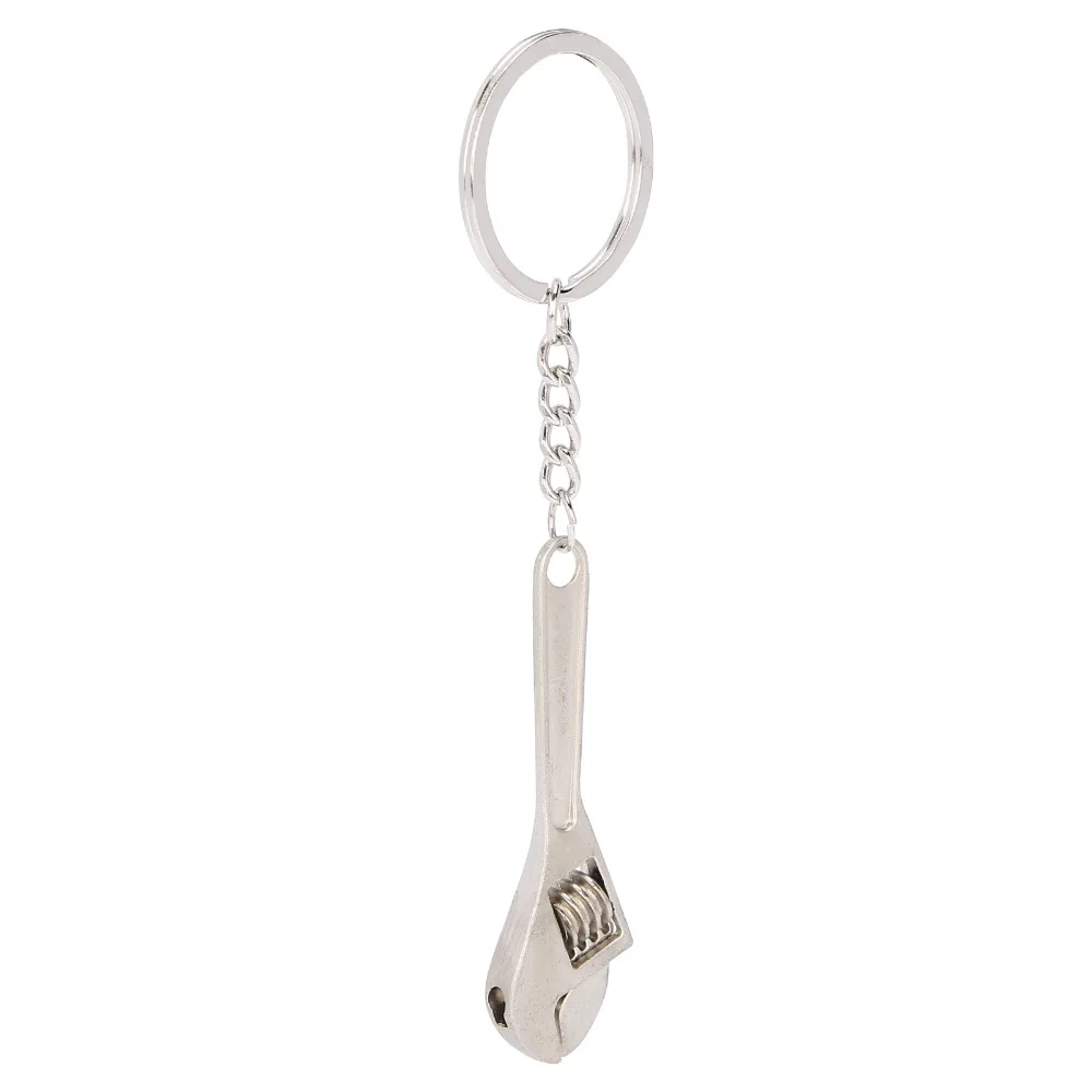 10PCS Sturdy Zinc Alloy Wrench Compact Shape Sturdy Alloy Mini Holds Heavy Non-Bending Spanner Pendant For Repairing Tools