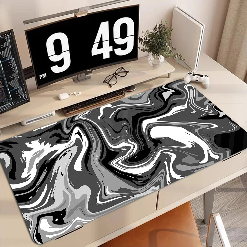 Duża podkładka pod mysz Strata Liquid dla graczy Mausepad Gaming Speed Keyboard Pads Mous Mat Office Desk Protector Mat 60x30cm Rug