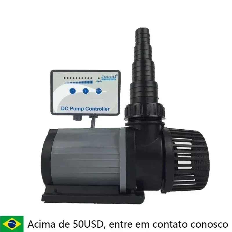 Jebao Jecod DCS 1200/2000/3000/4000 Aquarium Wasserpumpe mit Einstellbarem Durchfluss, Tauchfähig und Steuerbar für Meerwasser-Korallenriff-Aquarien