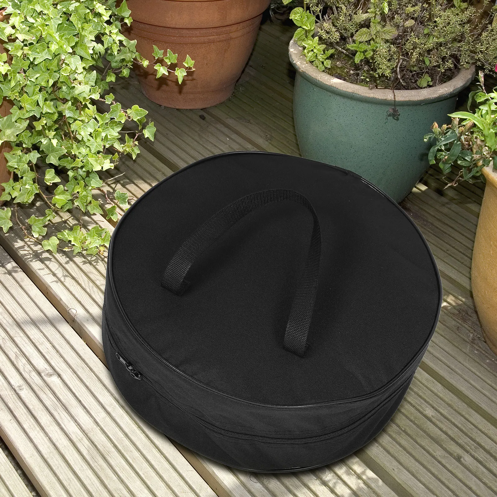 

Lightweight Portable Cable Organizer Bag Waterproof Oxford Cloth Storage Pouch for Garden RV Sewer Hose Cord Durable for Garage