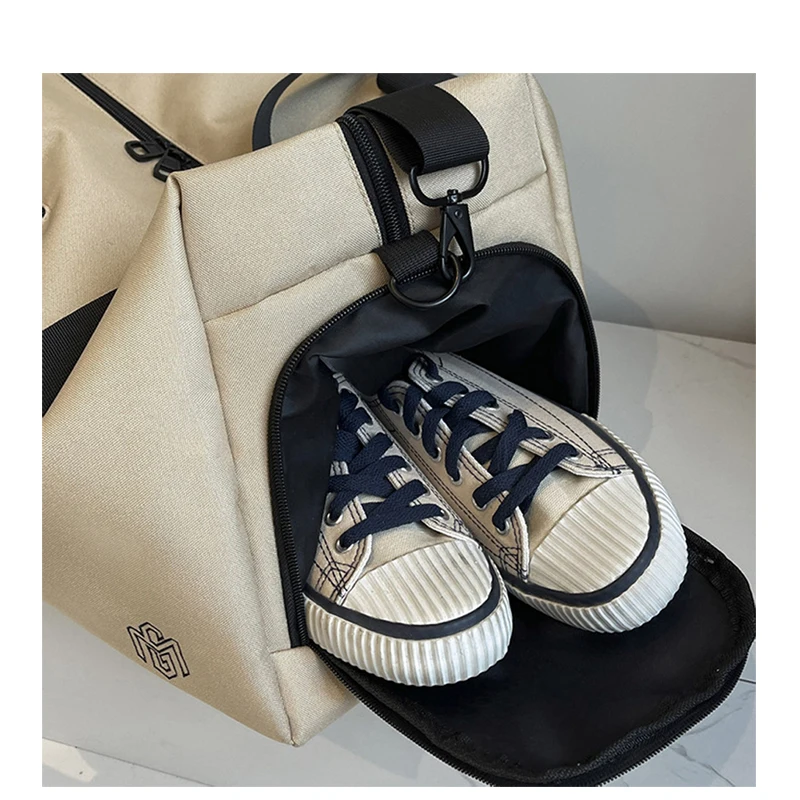 1pcs  Gym Bag for Men & Women,Water Resistant Sports Duffel Bag with Shoe Compartment & Wet Pocket for Travel Weekender & Fitne