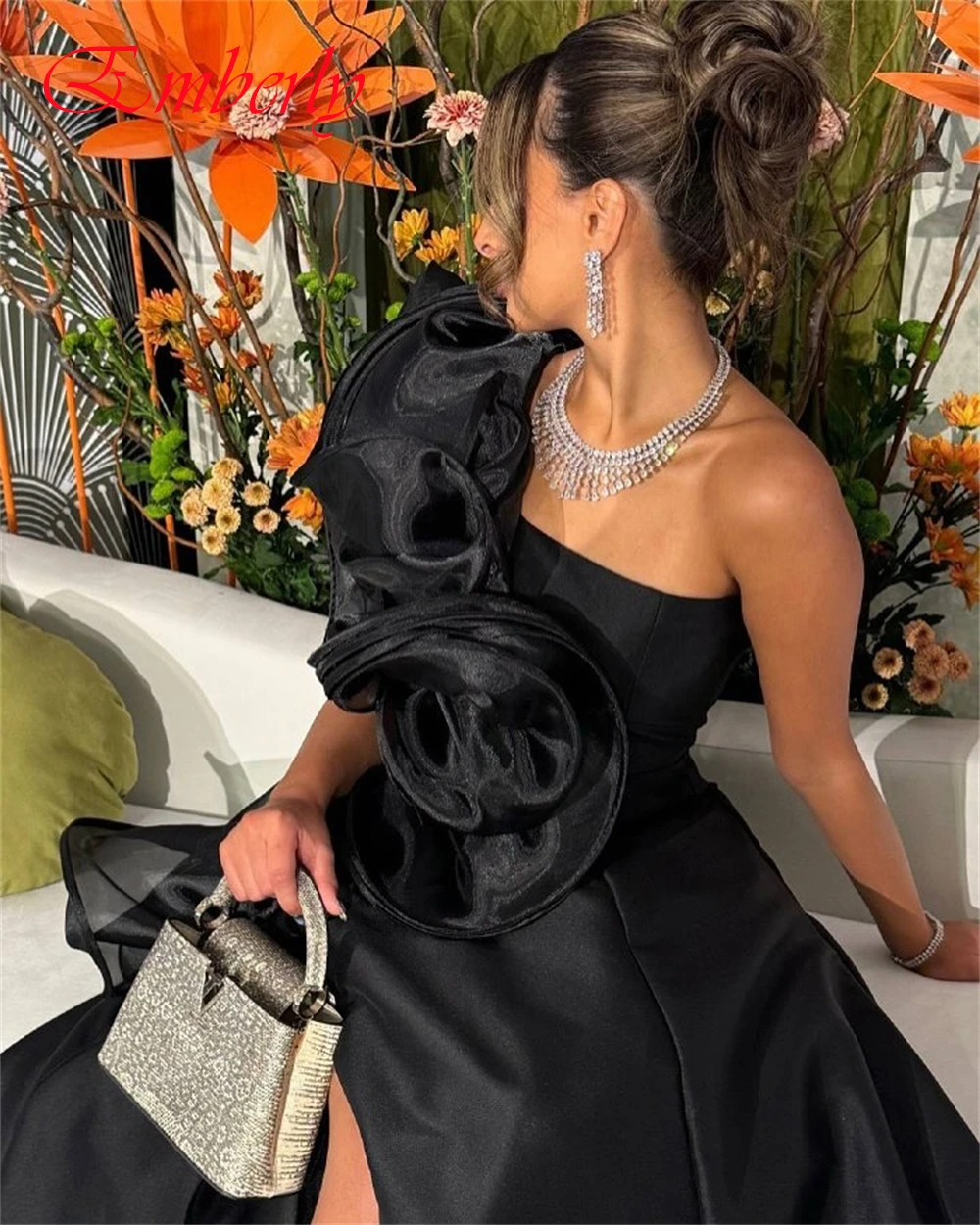 Атласное вечернее платье трапециевидной формы с разрезом на одно плечо, вечерние платья для выпускного вечера, изысканные платья для особых случаев