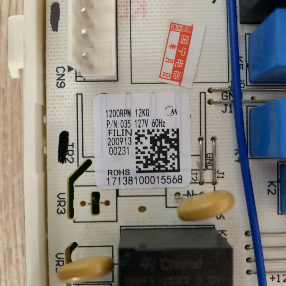 السيطرة على اللوحة الأم الأصلية لغسيل Midea 17138100015568