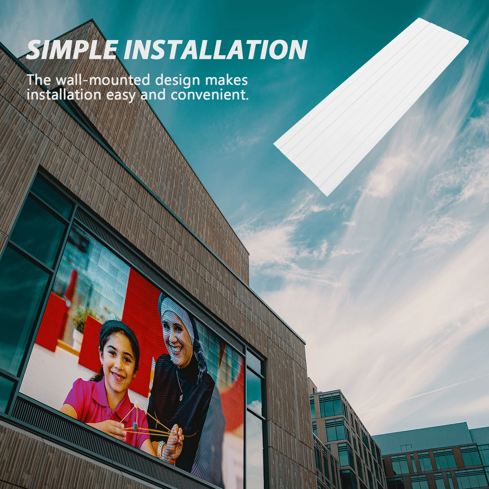 

1Set Cable Hider Solid Wall Strip Durable Wire Cover Cord Concealer for Computer Audio Cable Management Wire Cover for Wall