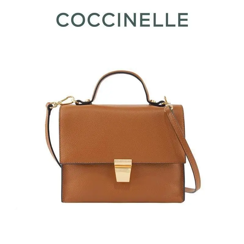 COCCINELLE-Bolso de mano de marca de diseñador de lujo para mujer, bolso cruzado de hombro de gran capacidad, a la moda