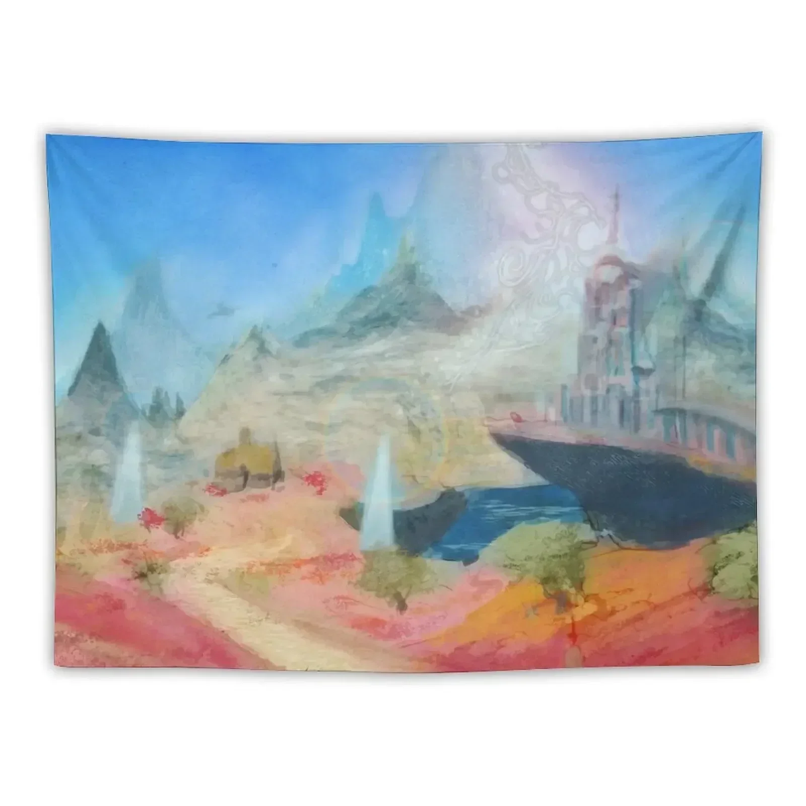 Il Mheg, the Faerie Kingdom Tapestry Kawaii Room Decor Room Decore Aesthetic Tapestry