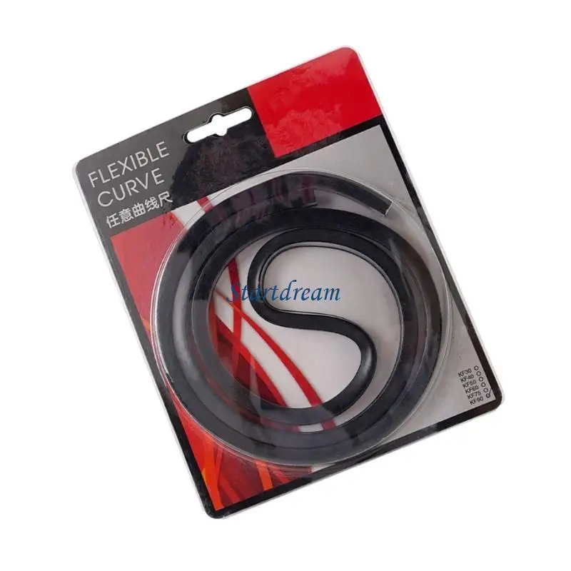 Bendable Ruler Flexible Curves Ruler Craft Measure Tool Drawing Sewing Ruler K92C