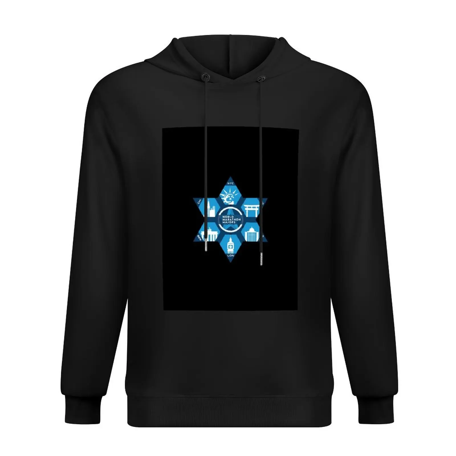 

World Marathon Majors Graphic Hoodie men's clothing autumn clothes korean style clothes men's sweat-shirt new hooded tee