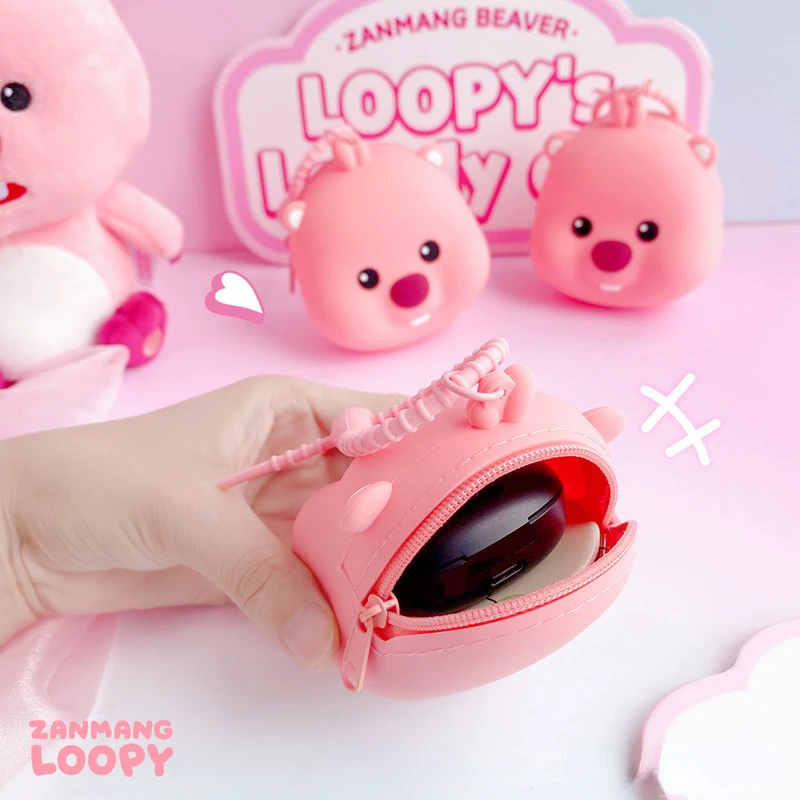 MINISO Loopy Sevimli küçük saklama çantası Sıfır Cüzdan Sevimli Kolye Parti hediye parti iyilik çocuklar için doğum günü