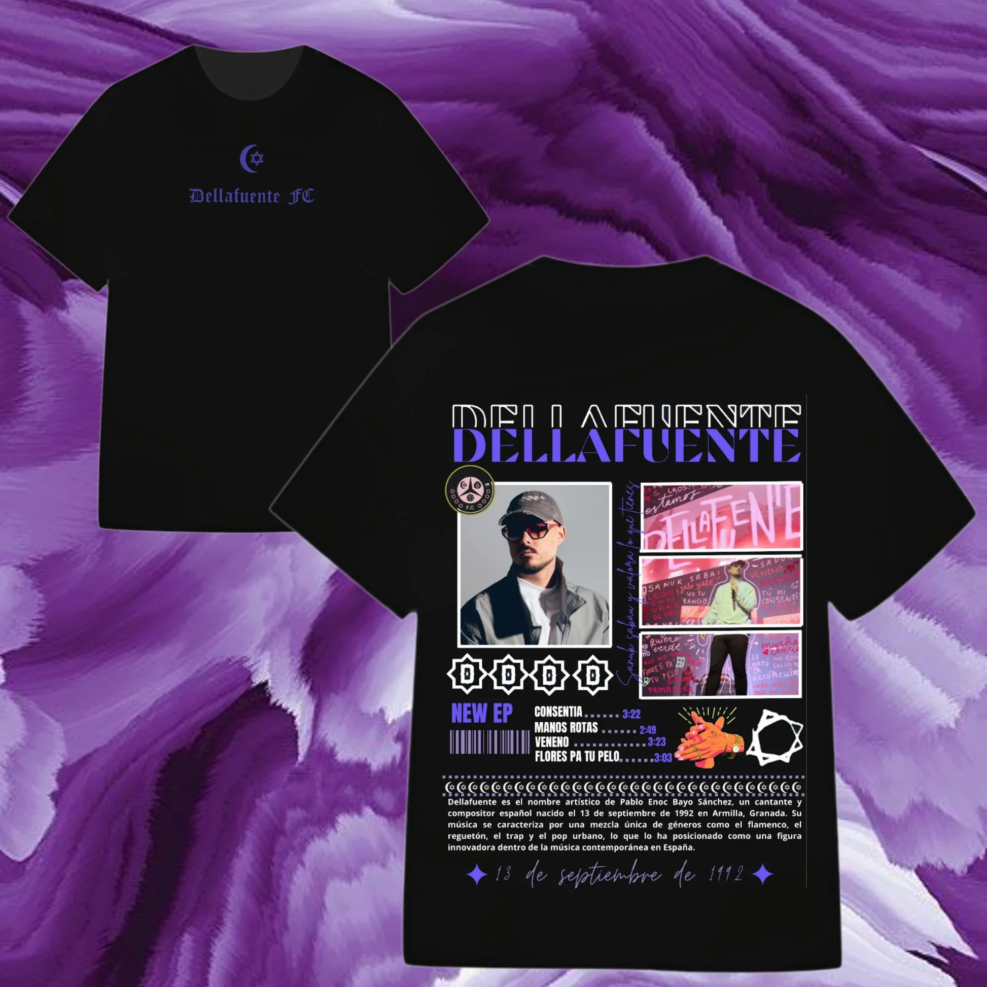 Rapper Dellafuente Summer Women T-shirts Y2k Graphic T-shirts Casual Short Sleeves FeMale T-shirts Street Top