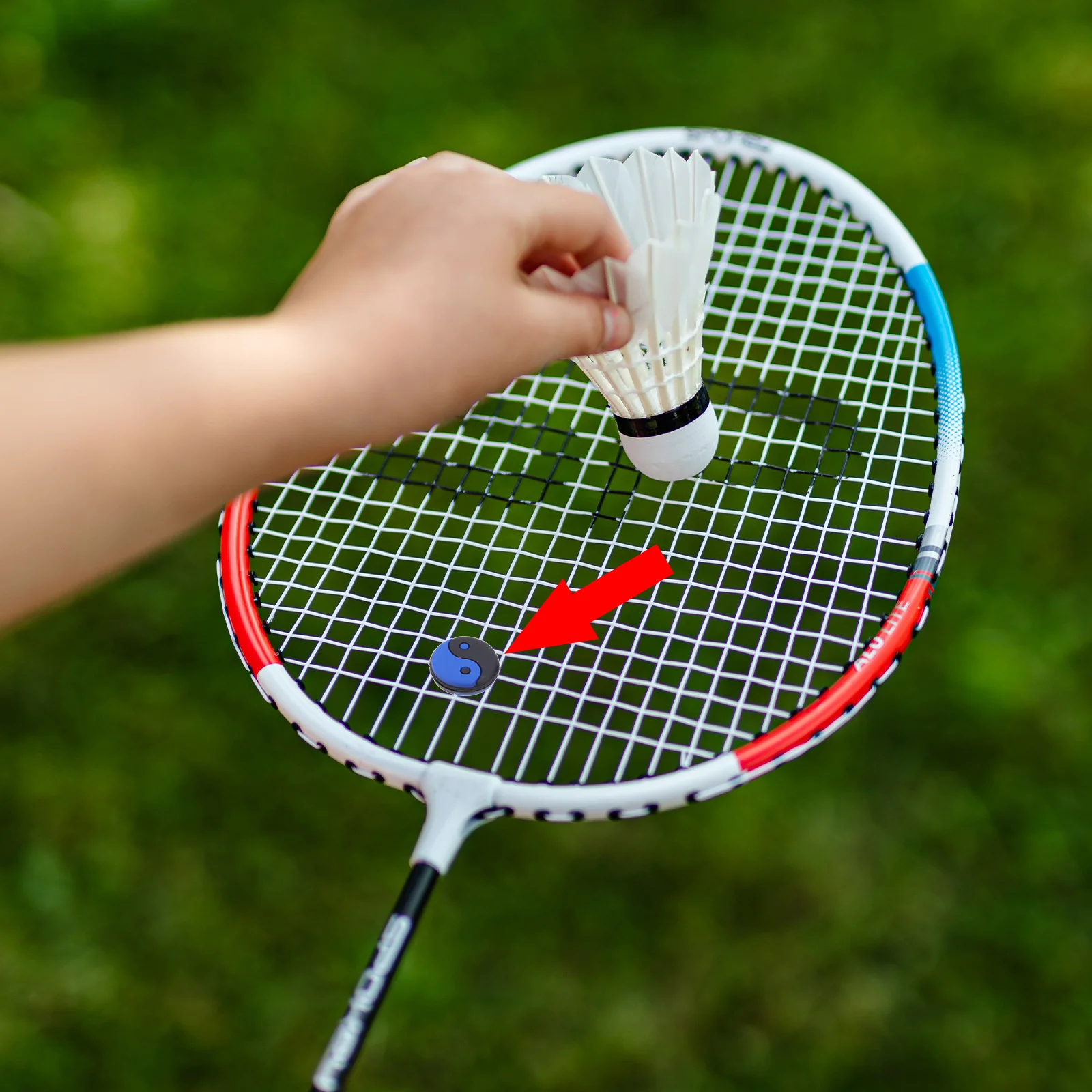 1Set Tennis Racket Vibration Dampener Silicone Shock Absorber Design Enhance Stability Reduce Noise Ideal for Racquet #1