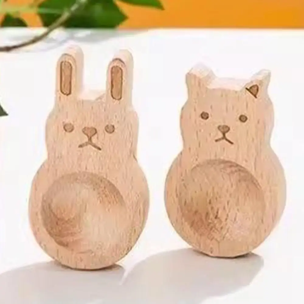 1/3Pcs Cartoon Wooden Essential Oil Diffuser Perfume Volatile DIY Essential Oils Containers Car Rabbit Bear