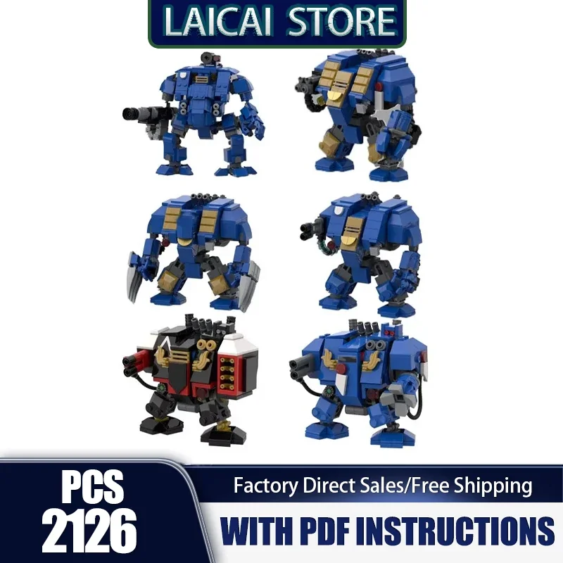 Popular Games Model Moc Building Bricks Hammer Battle Mech Collection TechnologyChristmas Toys Modular Blocks Gift DIY Sets II