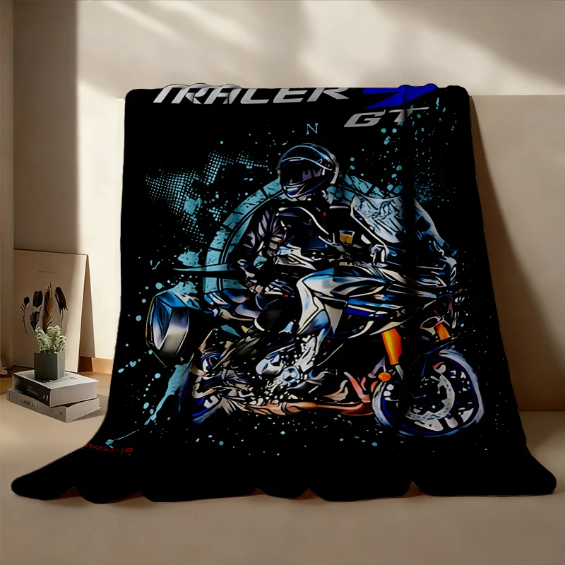 Tracer 9 GT Flannel Blanket High Performance Sport Tourer Motorcycle Flannel Throw CP3 Rider Cozy Blanket For Fans Tech