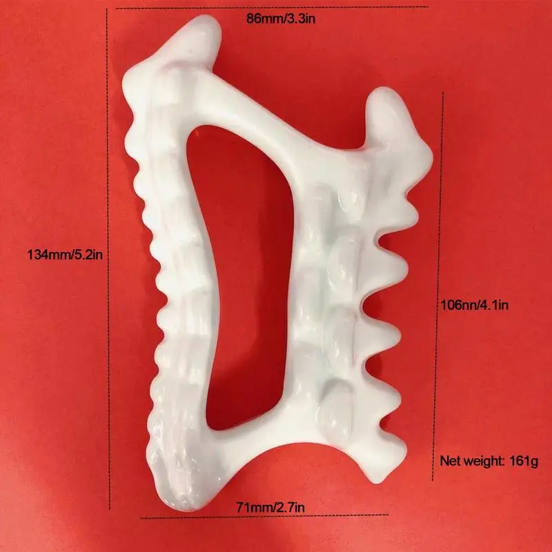 السيراميك غوا شا أدوات لتدليك الجسم ، ومنع السيلوليت مدلك ، غوا شا أداة ، مقبض تدليك المجلس