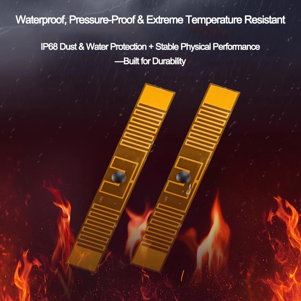 RFID UHF FPC Tag Flexib High Temperature Resistance Electronic label NXP U8 U9 MR6P Chip ISO18000-6C Smart Tag 860-960MHz 20PCS